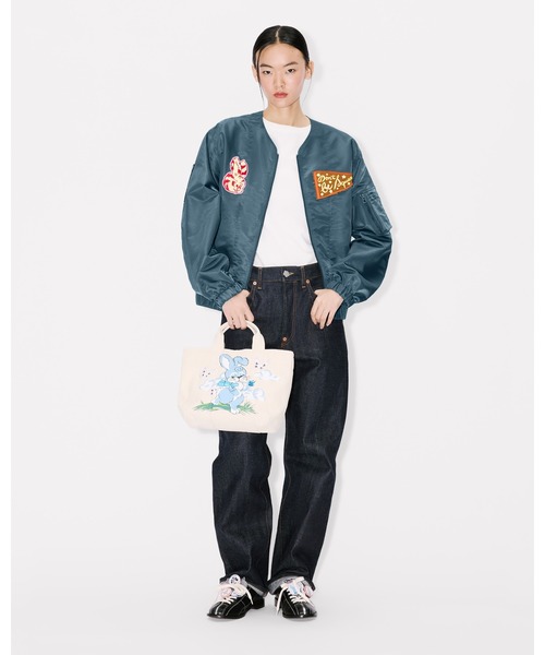 コート アウター 'KENZO Badges' ライト カラーレス ボンバー レディースの画像