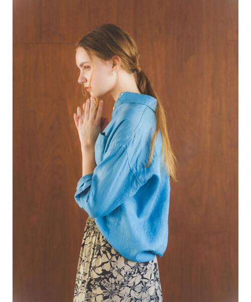 「YECCA VECCA」 長袖シャツ FREE ブルー レディース_画像7