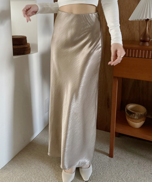 「Eclat one」 スカート M ベージュ レディース_画像6