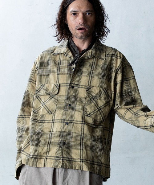 「EGO TRIPPING」 長袖シャツ 48(L) ネイビー メンズ_画像5