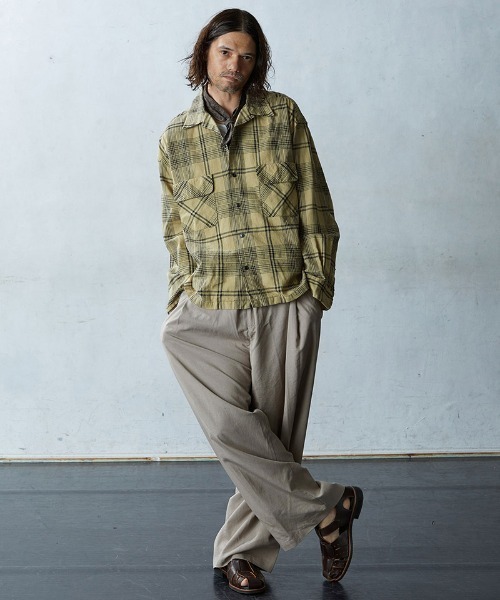 「EGO TRIPPING」 長袖シャツ 48(L) ネイビー メンズ_画像7