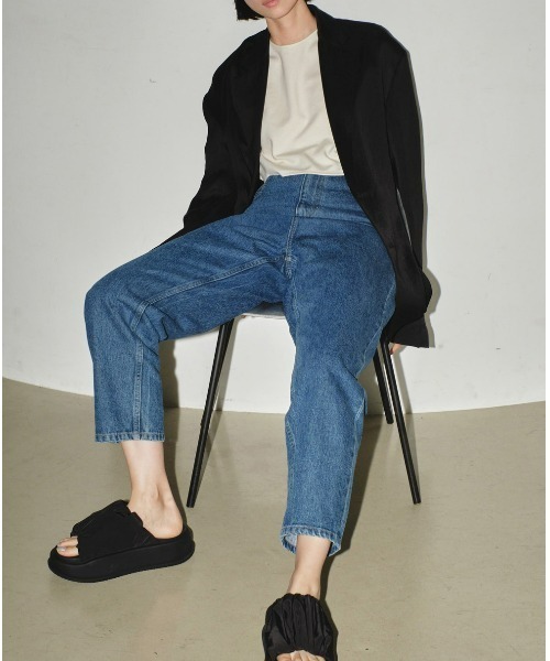 「TODAYFUL」 デニムパンツ 23inch ブルー レディースの画像
