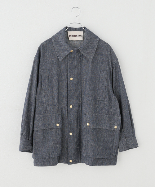 コート アウター TOURNON/トゥルノン CS CHAMBRAY FIELD JK ジャケット 26SSBZ003 レディースの画像