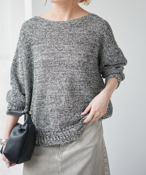 Spick&amp;Span 2wayニット 新品 Spick & Span スピックアンドスパン 2WAYフォックスシルクニット
