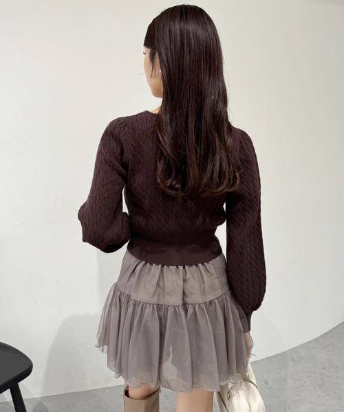 「one after another NICE CLAUP」 キュロット FREE オフホワイト レディース_画像4