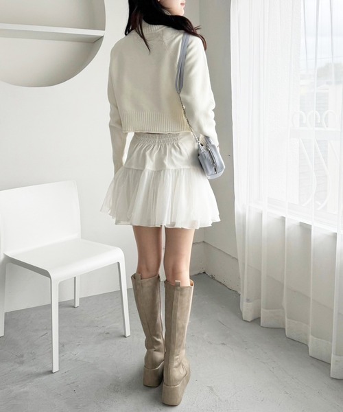 「one after another NICE CLAUP」 キュロット FREE オフホワイト レディース_画像7