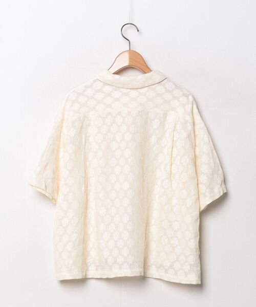 「Bshop」 半袖シャツ 1 アイボリー レディース_画像2