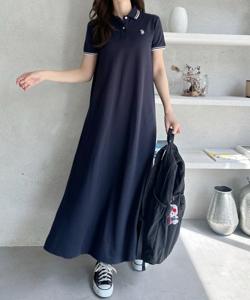 U.S. POLO ASSN.（ユーエスポロアッスン） ワンピース 「Ada.別注 鹿子
