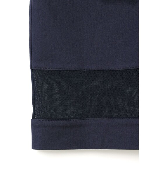 tシャツ mizuiro ind メッシュヘムワイドプルオーバー レディースの画像