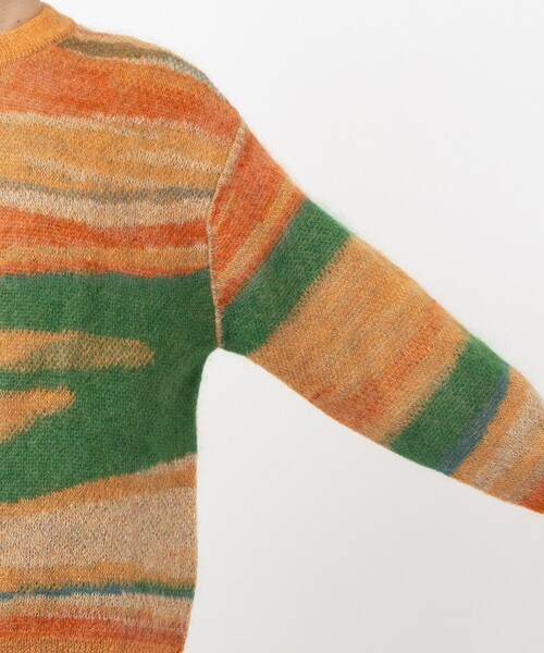 セーター ニット 「UNUSED」EX.mohair pullover メンズの画像