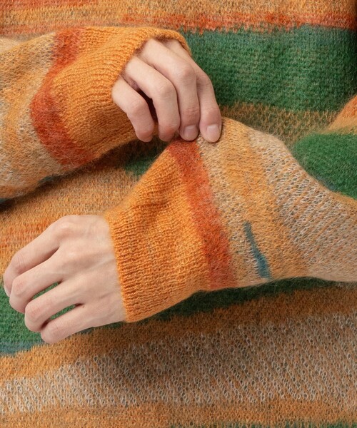 セーター ニット 「UNUSED」EX.mohair pullover メンズの画像