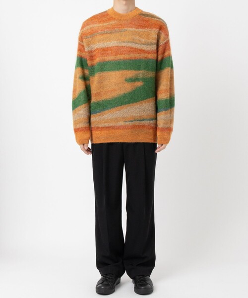 セーター ニット 「UNUSED」EX.mohair pullover メンズの画像