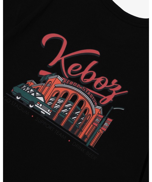 「KEBOZ」 半袖Tシャツ L グレー メンズ_画像6