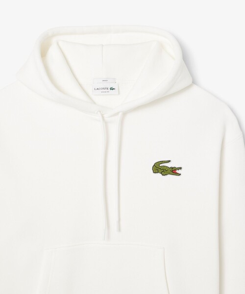 「LACOSTE」 プルオーバーパーカー X-SMALL ブラック メンズ_画像4