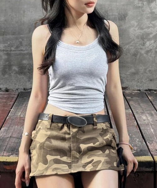 スカート 迷彩柄ミニスカート スカパン : ZOZOTOWN Yahoo!店 - 通販