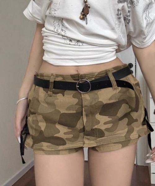 スカート 迷彩柄ミニスカート スカパン : ZOZOTOWN Yahoo!店 - 通販