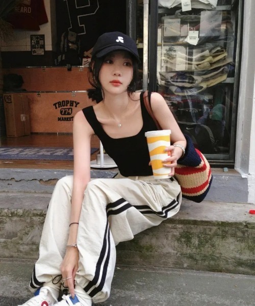 ワイドパンツ パンツ サイドライン  ワイドパンツ レディース | ブランド登録なし | 13