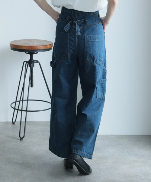 「ElegChic」 「LARU」デニムパンツ M ワンウォッシュ レディース_画像4