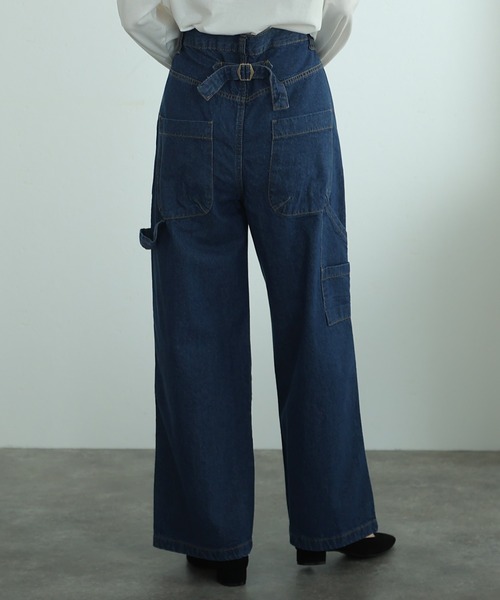 「ElegChic」 「LARU」デニムパンツ M ワンウォッシュ レディース_画像8