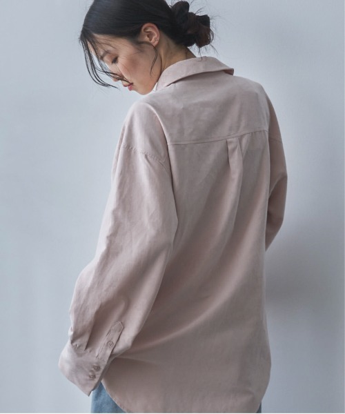 「feepur」 長袖シャツ MEDIUM ブルーグレー レディース_画像3