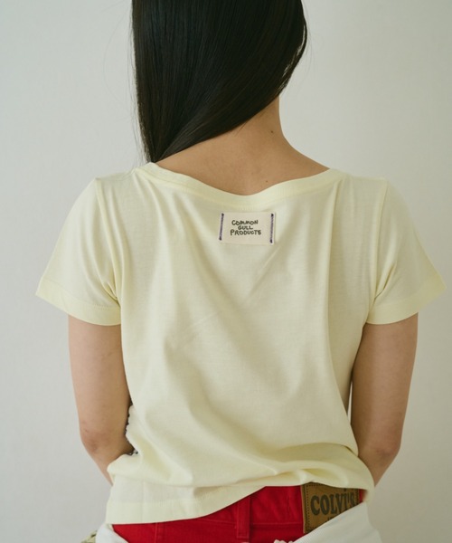 common gull products. tシャツ 半袖 夏の手前のボタンの香りTシャツ