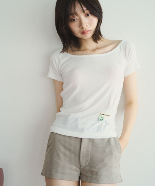 common gull products. パンツ 白帽子とショートパンツ レディース