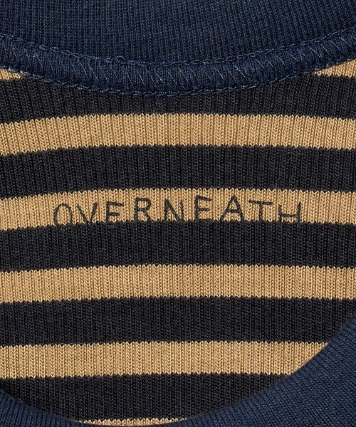 6 tシャツ 半袖 「別注」「OVERNEATH for 6」RIB BORDER TEE/Tシャツ