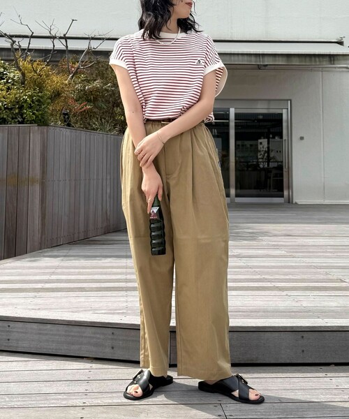 「fredy emue」 「GEVACO」イージーパンツ 36 ブラック レディース_画像5