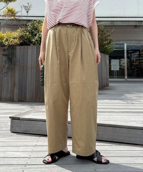 「fredy emue」 「GEVACO」イージーパンツ 36 ブラック レディース_画像6