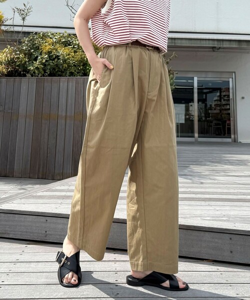 「fredy emue」 「GEVACO」イージーパンツ 36 ブラック レディース_画像7