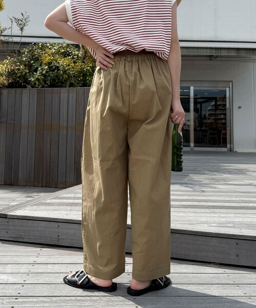 「fredy emue」 「GEVACO」イージーパンツ 36 ブラック レディース_画像9