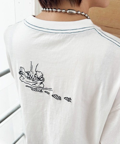 DOUBLE NAME（ダブルネーム） tシャツ 半袖 「WEB限定」アイスクリーム