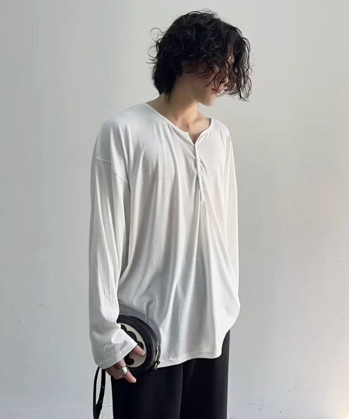 00s NIKE ACG usa製 ヘンリーネック ロンT 長袖 y2k NOWLE（ノウル） ヘンリーネック tシャツ 「NOWLE」ヘンリーネック