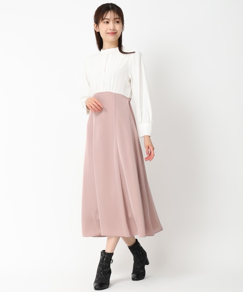 「MISCH MASCH」 長袖ワンピース S ピンク レディース_画像3