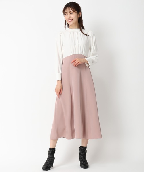 「MISCH MASCH」 長袖ワンピース S ピンク レディース_画像4