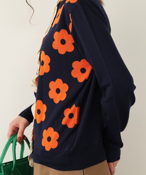 Orla Kiely（オーラカイリー） カーディガン フラワーパワー