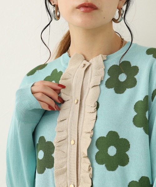 Orla Kiely（オーラカイリー） カーディガン フラワーパワー