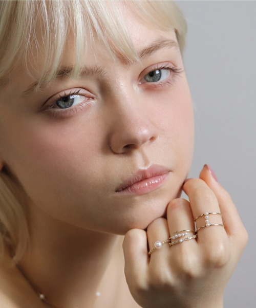 cui-cui（キュイキュイ） 指輪 リング パール リング | K10YG