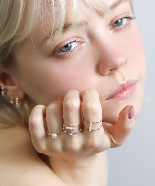 cui-cui（キュイキュイ） 指輪 リング パール リング | K10YG