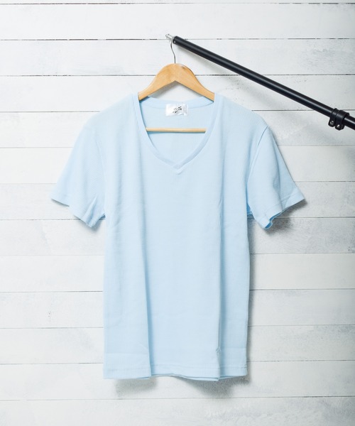 NO WAY tシャツ /サーマル半袖VネックTシャツ/ メンズ