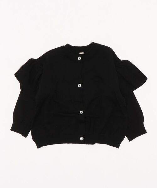 nino（ニノ） カーディガン 「90-120」KNITカーディガン 袖フリル