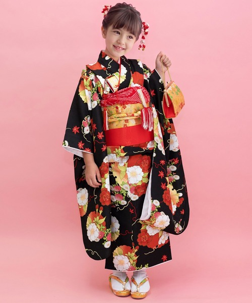 KYOETSU（京越） 着物 七五三 着物 四つ身 7歳 女の子 15点セット