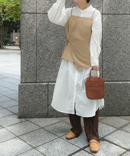 Isn't She？（イズントシー） ベスト ジレ 変形デザインロングビスチェ
