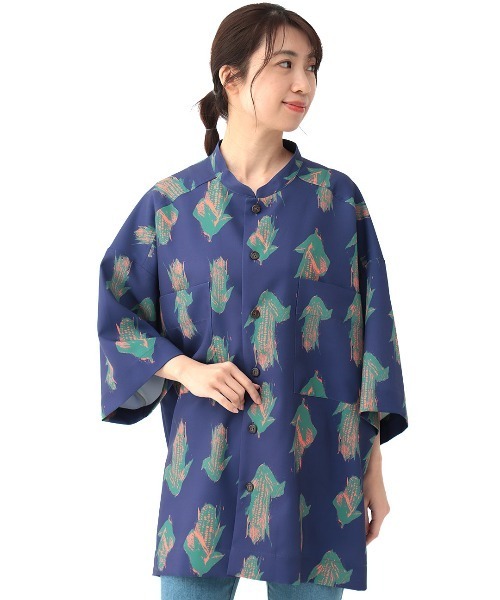 ブラウス シャツ 「ZOZOTOWN限定」chica/チカ/ビッグカラーシャツ レディース メンズ チチカカ シャツ アソートビッグシャツ メンズ レディース