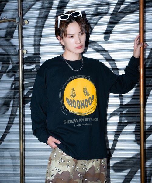 mediam ロンT SIDEWAY STANCE（サイドウェイスタンス） tシャツ 「SIDEWAY STANCE
