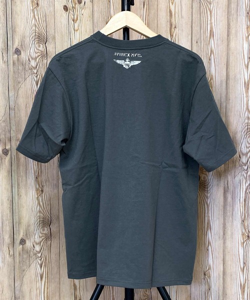 AVIREX SQ DUST DEVILS PATCH 半袖Tシャツ AVIREX tシャツ Tシャツ SQ， DUST DEVILS PATCH 半袖Tシャツ