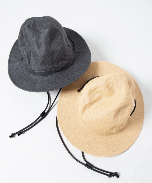 美品 マウンテンハット グレー色 帽子 mountain hat grey灰色
