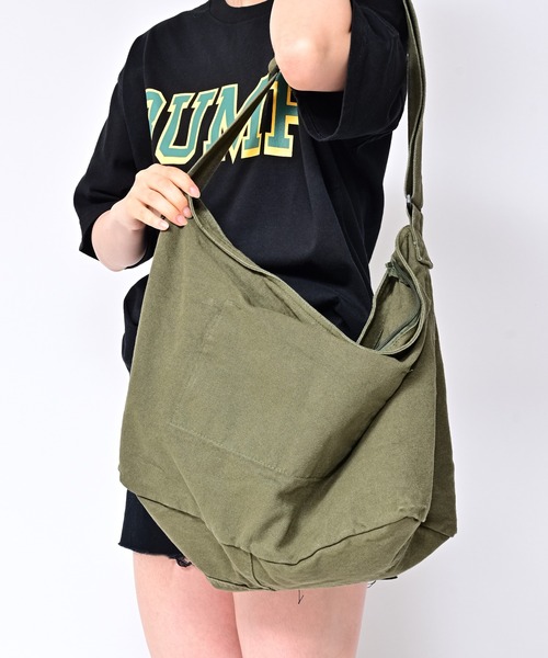 関税送料込ピエールアルディーキャンバスコンビショルダーバッグ Alite cloth ショルダーバッグ バッグ キャンバス地ビッグ