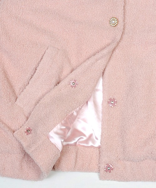 MILK FLUFFY コート　ピンク MILK ジャケット ブルゾン FLUFFY コート : ZOZOTOWN Yahoo!店