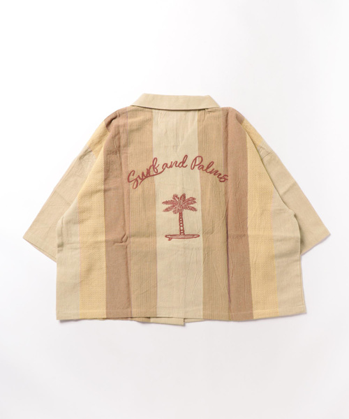 ブラウス シャツ 「Kahiko」SURF＆Palms レイキーシャツ レディース Kahiko ブラウス シャツ 「Kahiko」SURF＆Palms レイキーシャツ